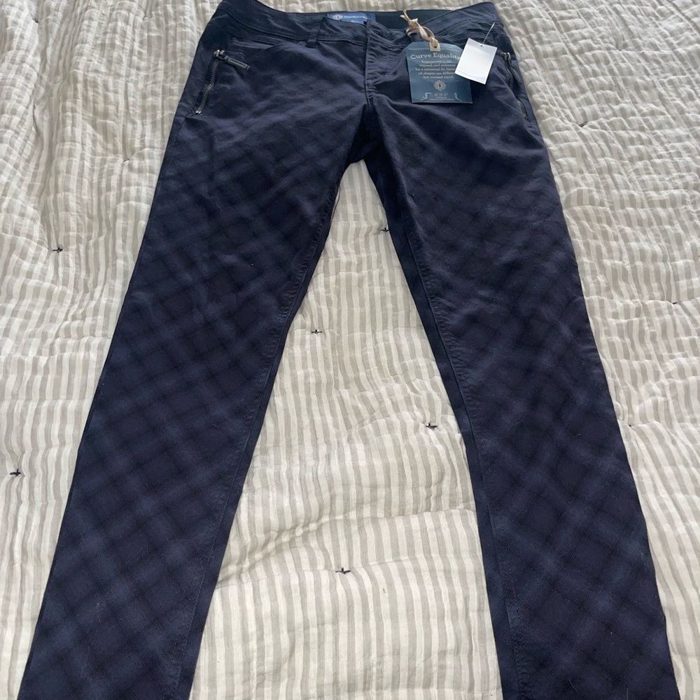 NWT Democracy Plaid Pants